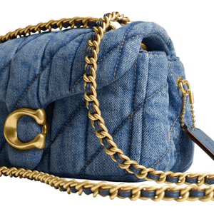 Coach Denim Tabby Shoulder Bag 20 with quilting